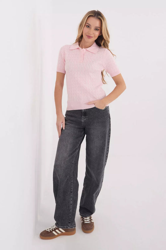 Megztinis trumpomis rankovėmis, modelis 222824, Gamyklos kaina