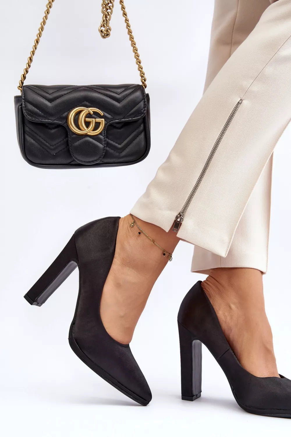 Bateliai su storu kulnu, modelis 191027, Step in style