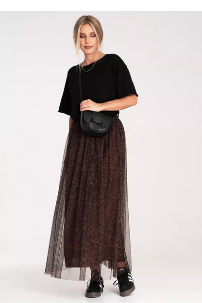 Bluzonas su plačiomis rankovėmis, modelis 217074 Figl