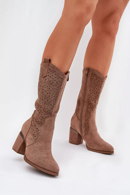 Ažūriniai batai, modelis 218495 Step in style