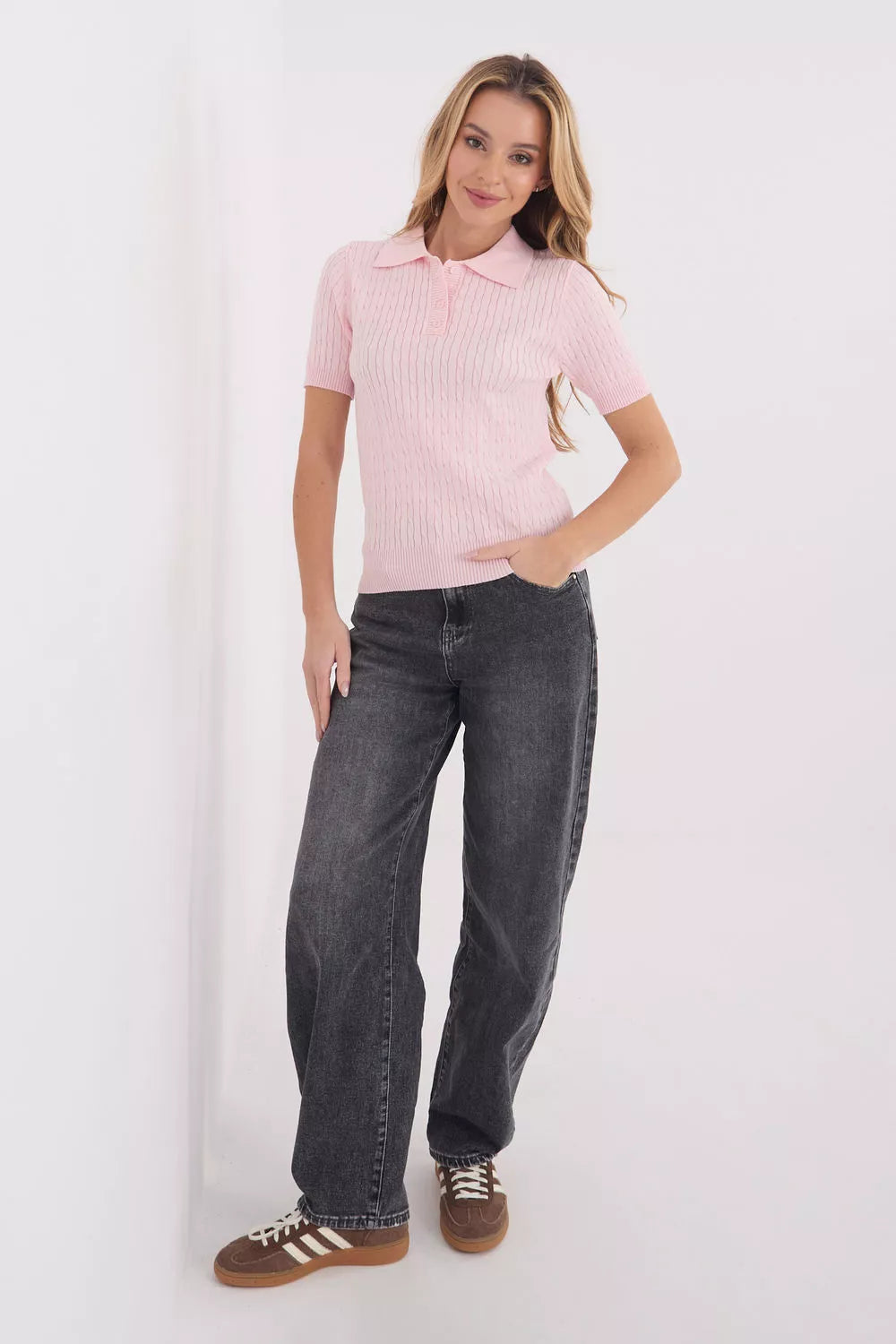 Megztinis trumpomis rankovėmis, modelis 222824, Gamyklos kaina