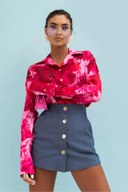 Šortų sijonas, modelis 223522 LaBalancia