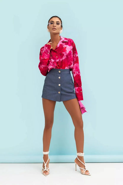 Šortų sijonas, modelis 223522 LaBalancia